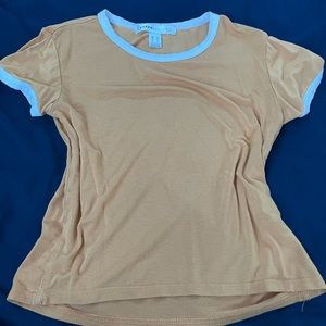 YELLOW CROP TOP PERFECT CONDITION SIZE XA